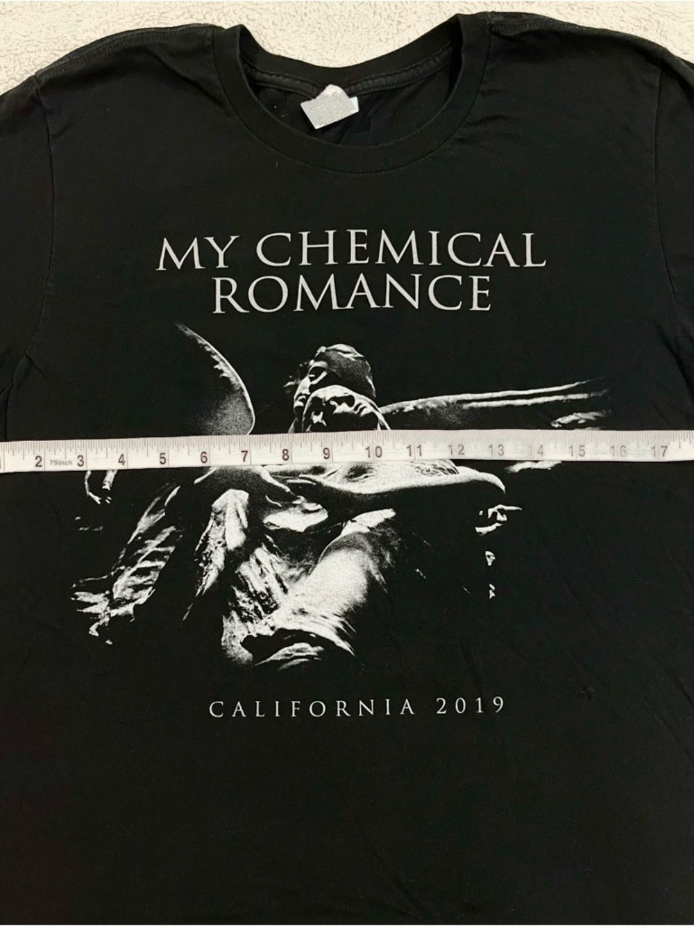 My Chemical Romance Black Graphic Tee - California 2019 - Picture 2 of 5
